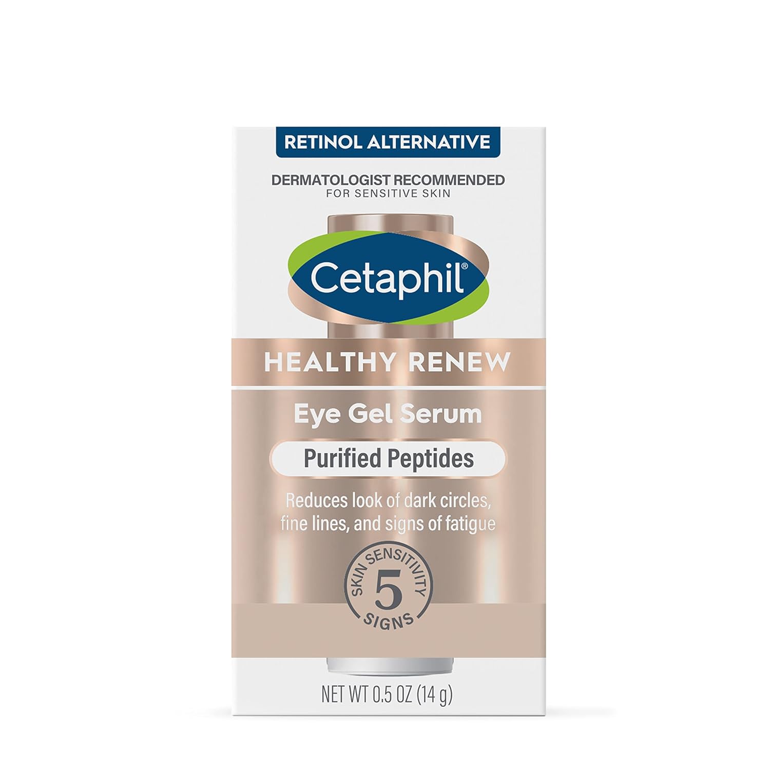 Cetaphil Healthy Renew Eye Gel Serum – Calming Self Care Ritual for Sensitive Skin, Nightly Anti Aging Hydration