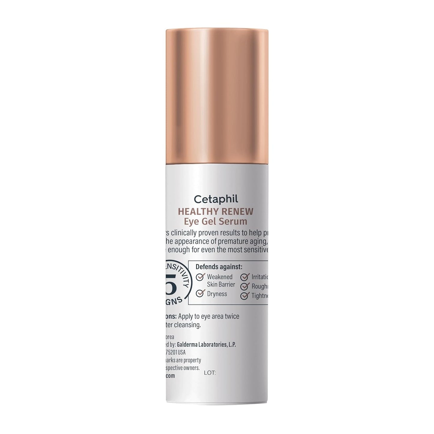 Cetaphil Healthy Renew Eye Gel Serum – Calming Self Care Ritual for Sensitive Skin, Nightly Anti Aging Hydration
