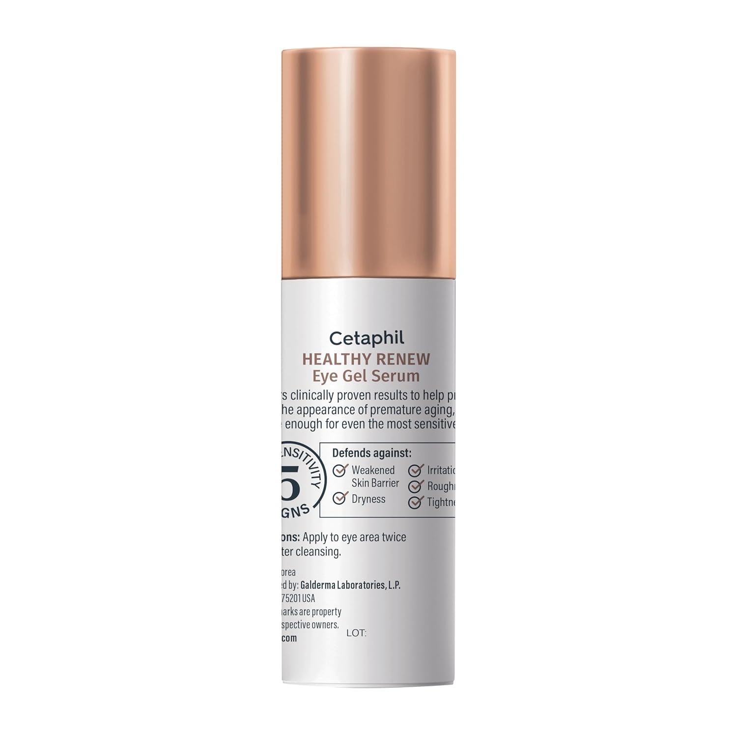 Cetaphil Healthy Renew Eye Gel Serum – Calming Self Care Ritual for Sensitive Skin, Nightly Anti Aging Hydration