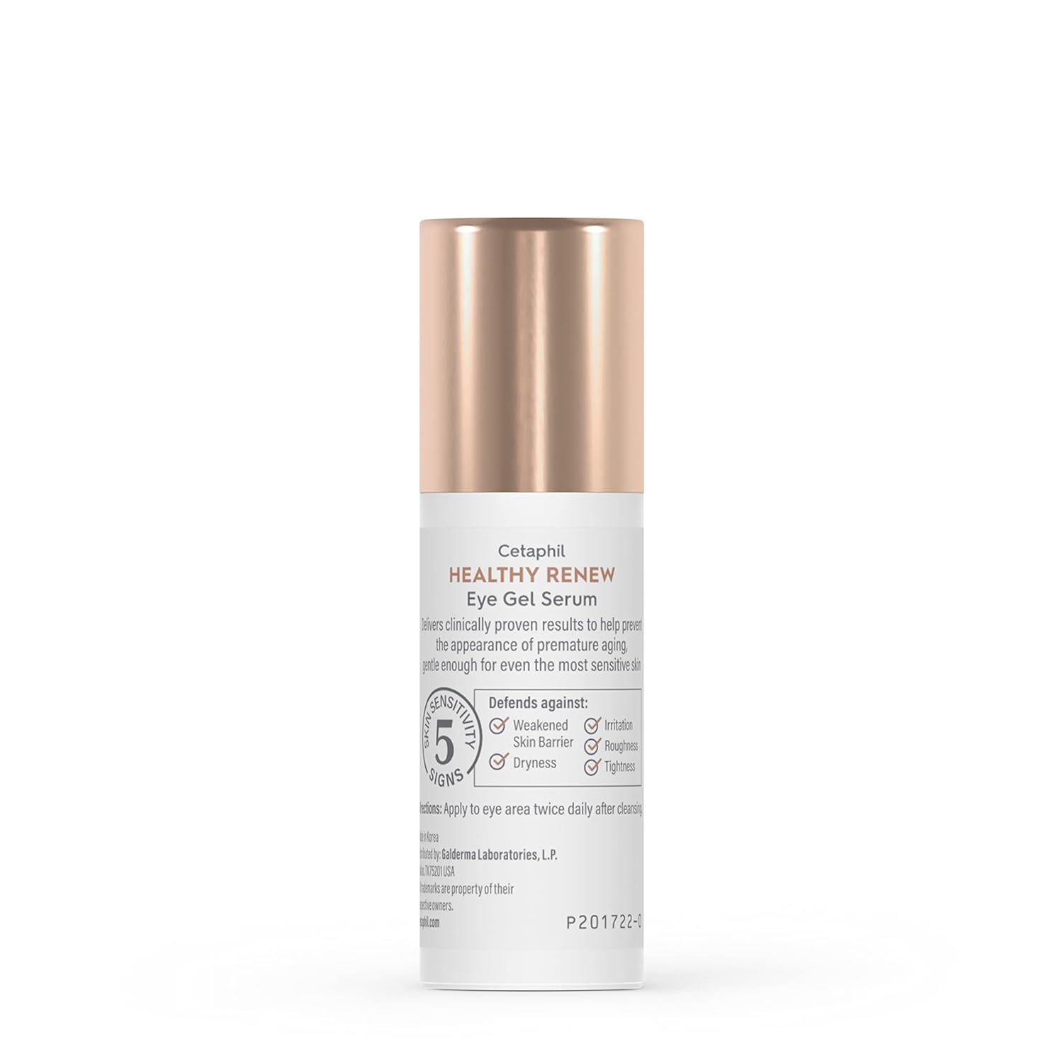 Cetaphil Healthy Renew Eye Gel Serum – Calming Self Care Ritual for Sensitive Skin, Nightly Anti Aging Hydration