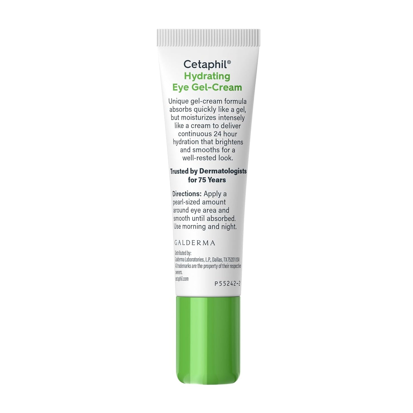 Cetaphil Hydrating Eye Gel-Cream – Nightly Self-Care Ritual for Sensitive Eyes, 24-Hour Hyaluronic Acid Hydration