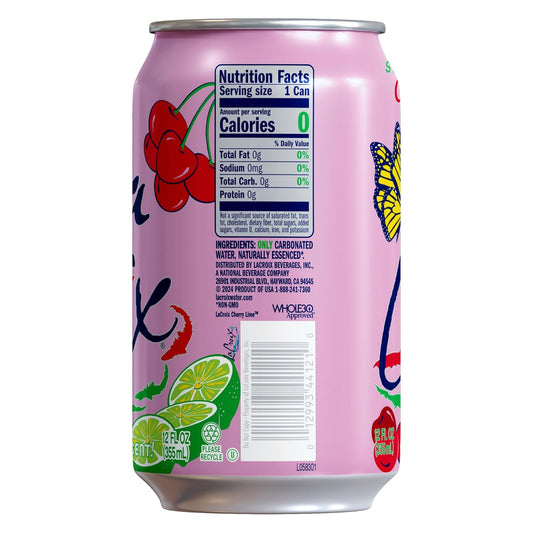 cherry lime natural fruit essence flavor profile