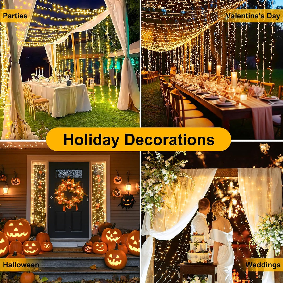 Child and Pet Safe Indoor String Lights, No Heat LED Fairy Lights with Auto Shutoff Timer