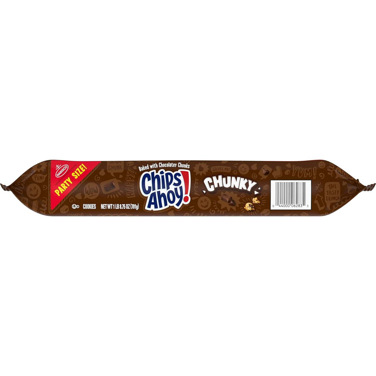 CHIPS AHOY! Chunky Chocolate Chip Cookies Party Size – Picnic Dessert Table Addition for Outdoor Gatherings, 24.75 oz
