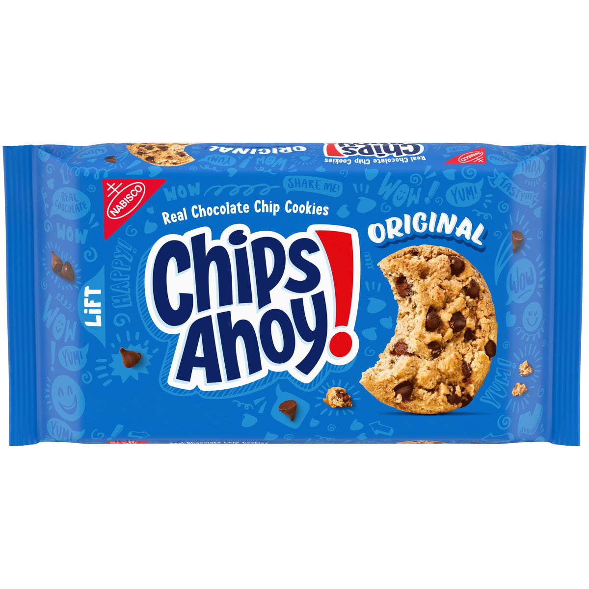 CHIPS AHOY! Resealable Family Size Cookie Variety with Confetti Cake and Original Chocolate Chip for Office Celebrations and Crew Lunches