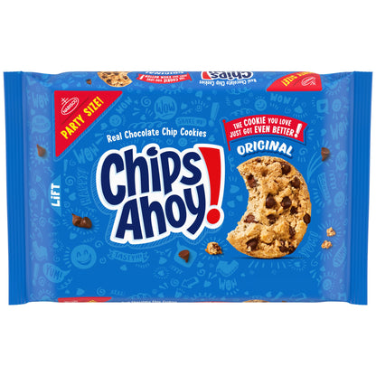 CHIPS AHOY! Resealable Family Size Cookie Variety with Confetti Cake and Original Chocolate Chip for Office Celebrations and Crew Lunches