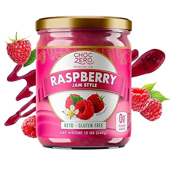 ChocZero Sugar Free Blueberry Preserves 12 oz – Mindful Low-Carb Breakfast Spread for Gut Health Routines