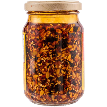 Cholula Salsa Macha Crunchy Chili Crisp – Thoughtful Housewarming Gift for Foodies, 8 oz Glass Jar