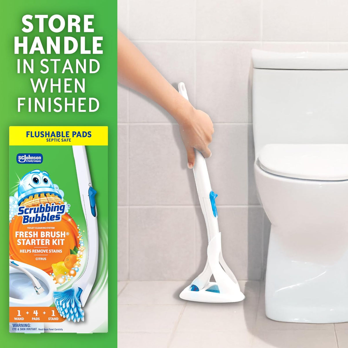 citrus-scented, fume-free, residue-free formula safe for ceramic surfaces