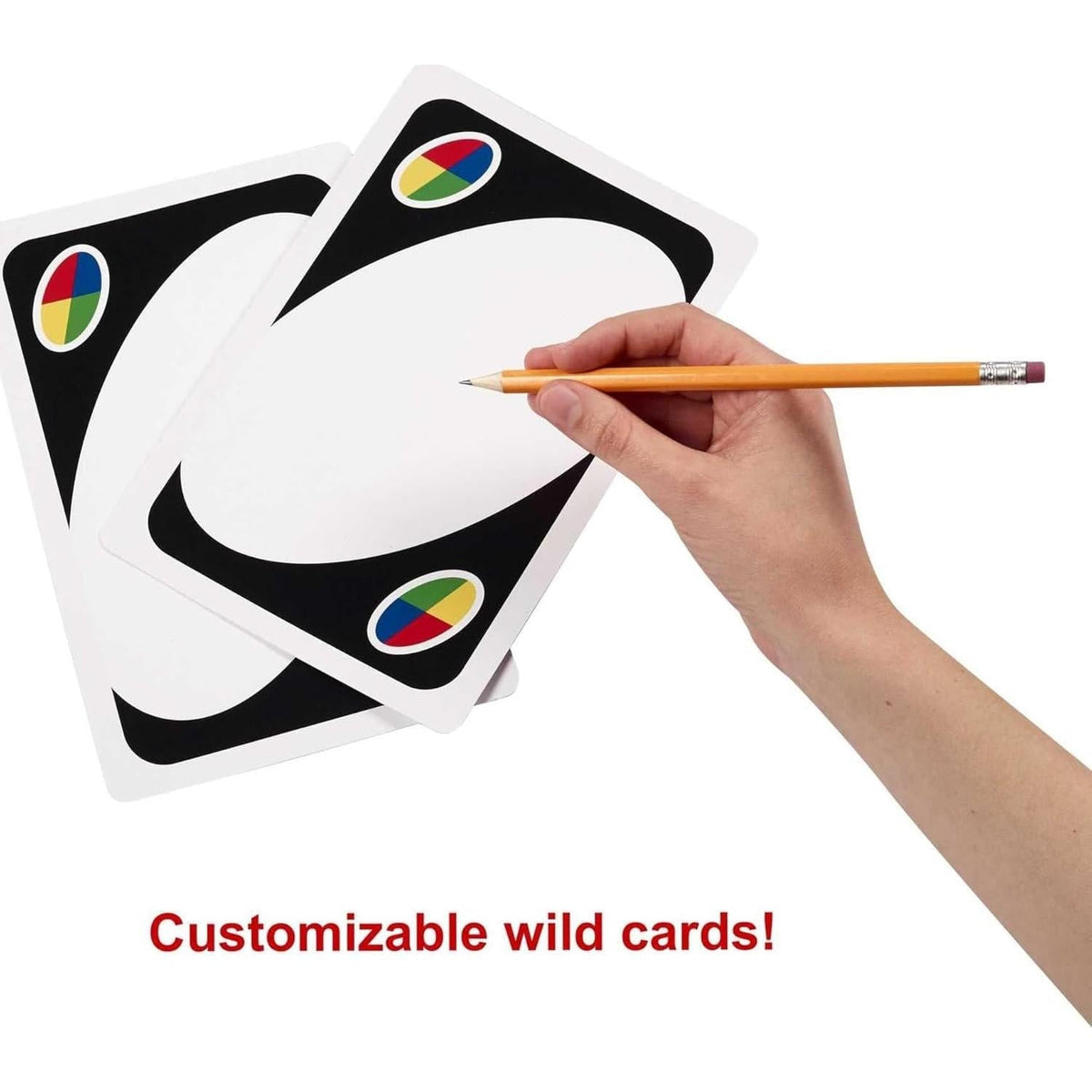 classic action cards including draw 2 and draw 4