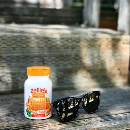 clean ingredient list: xylitol, natural fruit flavor, magnesium stearate, citric/malic acid, natural menthol