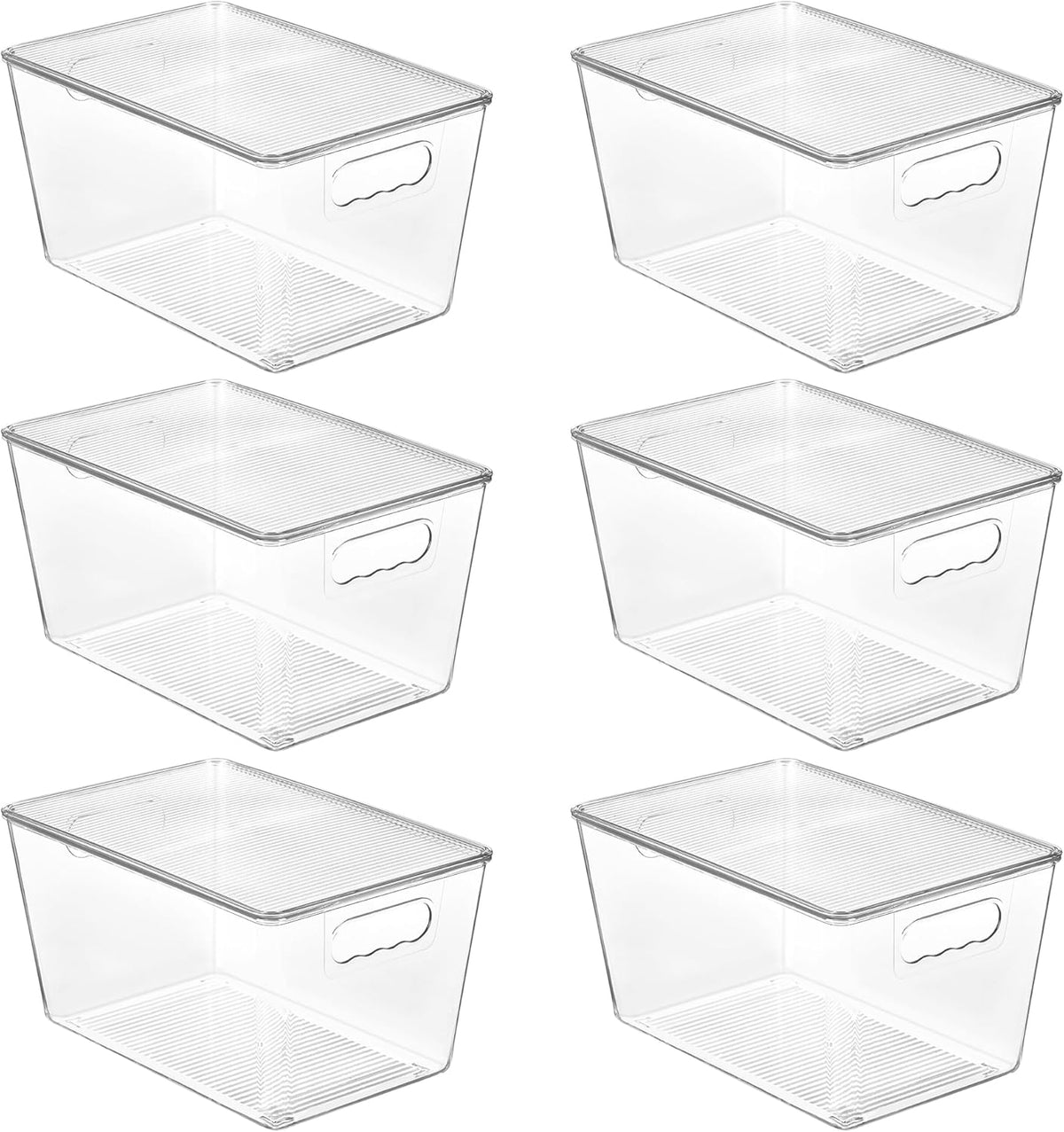 clear bpa-free polyethylene construction for full content visibility