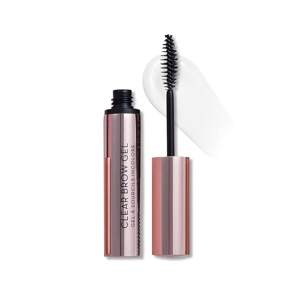 clear, colorless gel formula universally compatible with all brow colors