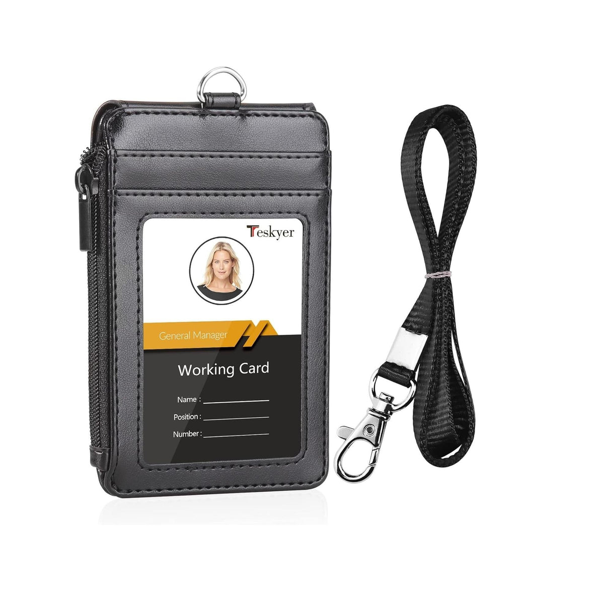 clear id window allowing rfid/badge scanning without removal