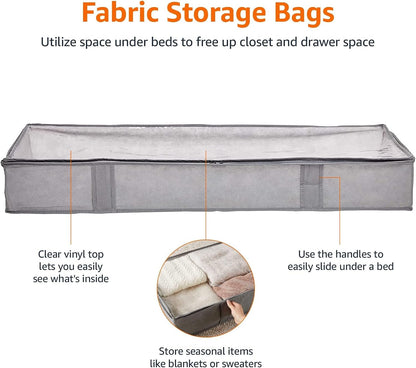 clear vinyl top panel for at-a-glance content identification