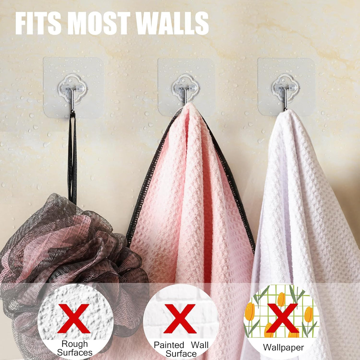 ClearMount Pro – Minimalist Wall Hooks for Intentional Living, Invisible Clear Adhesive Hooks