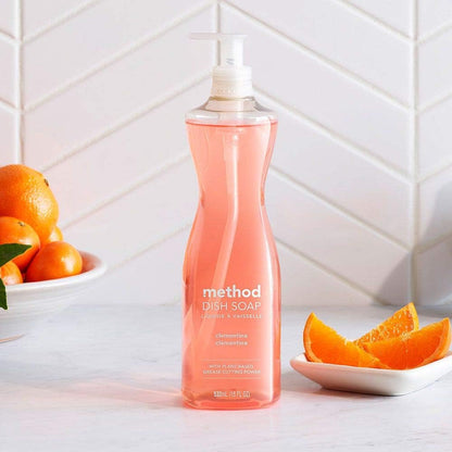 clementine scent fragrance in the dish liquid