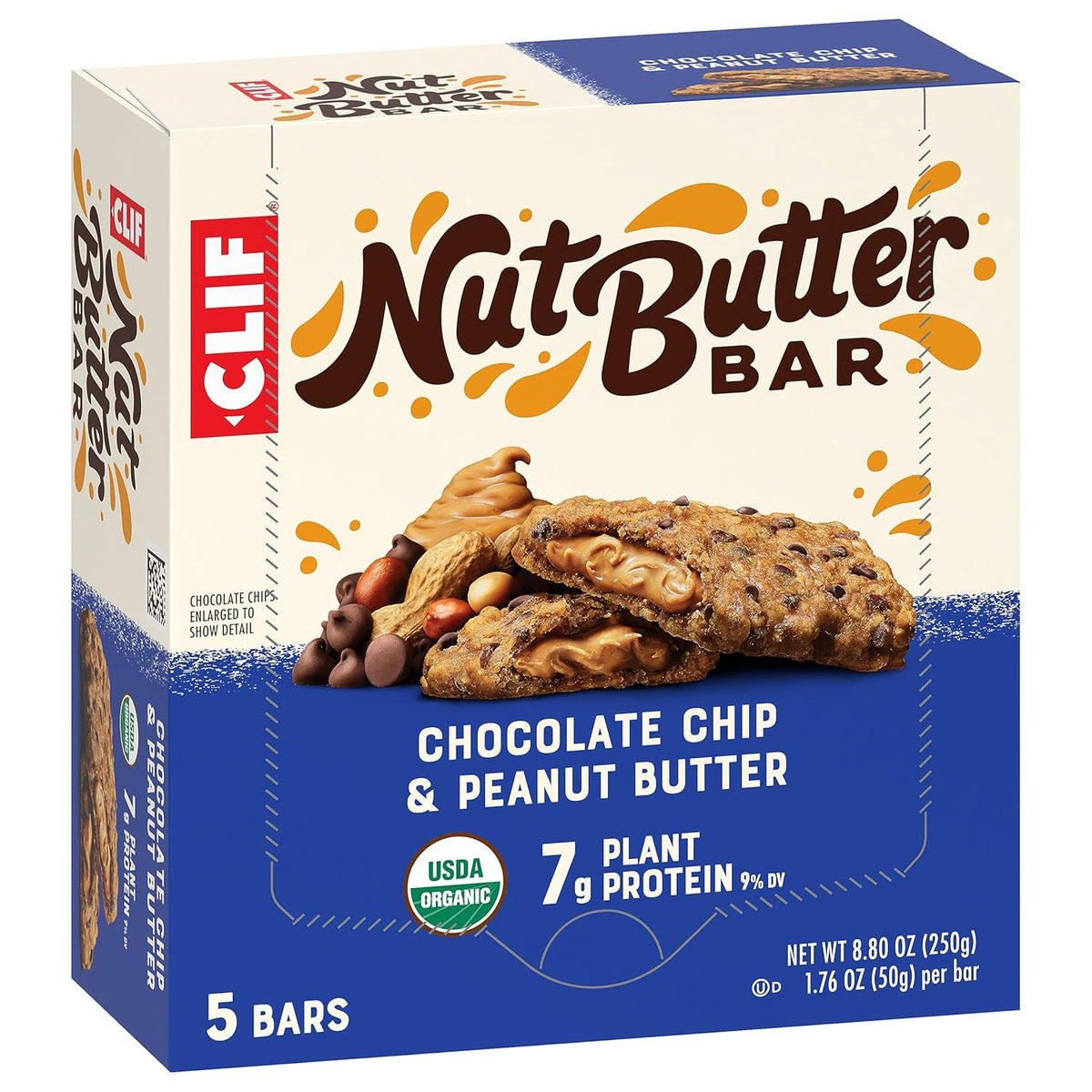 CLIF Nut Butter Bar – Plant-Based Fuel for Post-Workout Wellness Routine, Organic