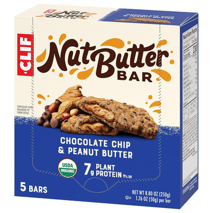 CLIF Nut Butter Bar – Plant-Based Fuel for Post-Workout Wellness Routine, Organic