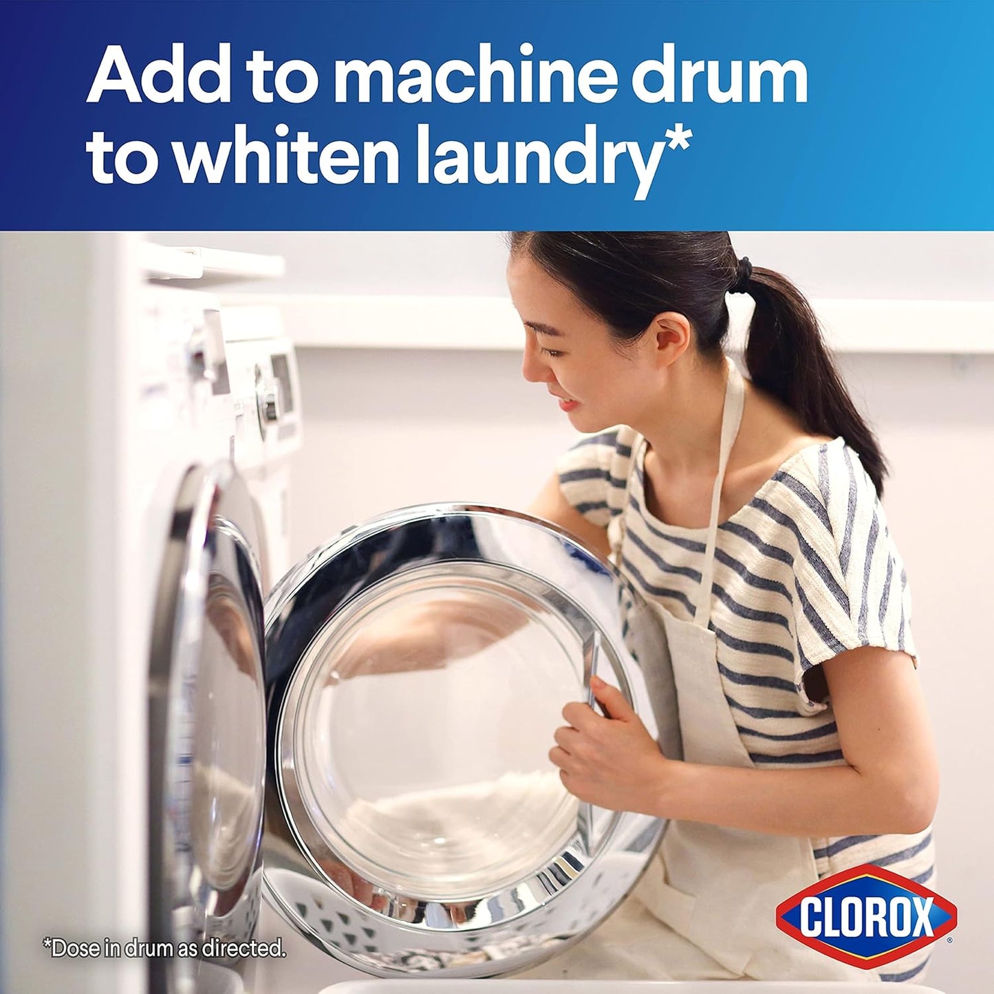 Clorox Bleach Powder – Minimalist Laundry Room Swap, One Bottle Makes 60 Gallons