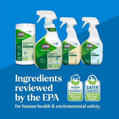 Clorox CloroxPro EcoClean Disinfecting Cleaner Spray – Ready-to-Use No-Mix Cleaner for Office Breakrooms and Reception Counters