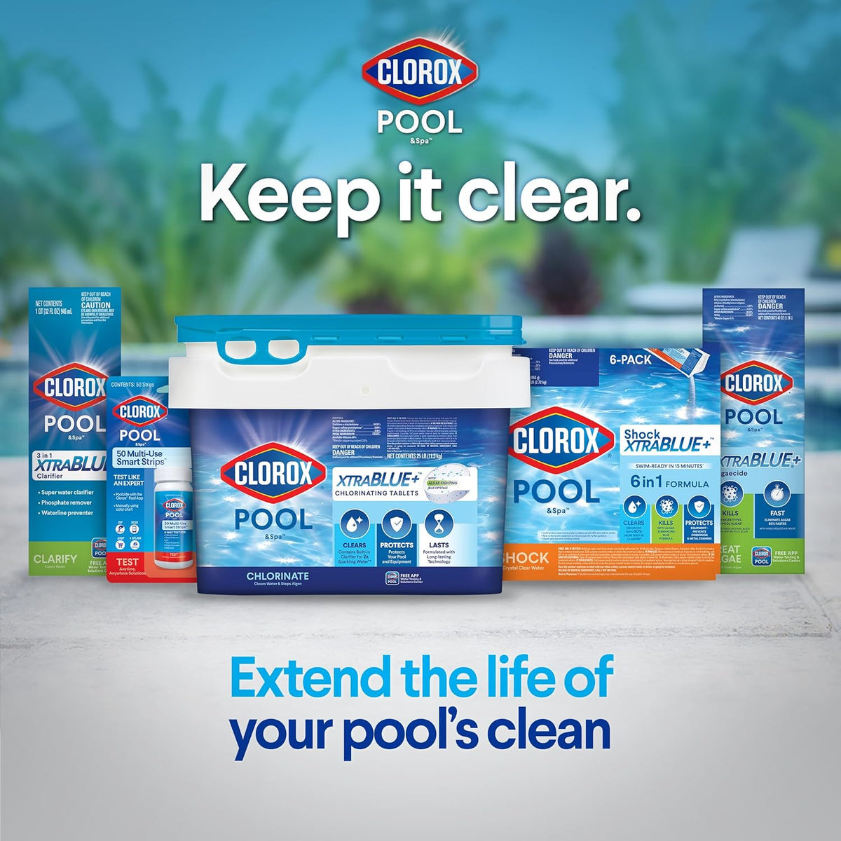 clorox pool app integration for testing, troubleshooting, and personalized dosage recommendations