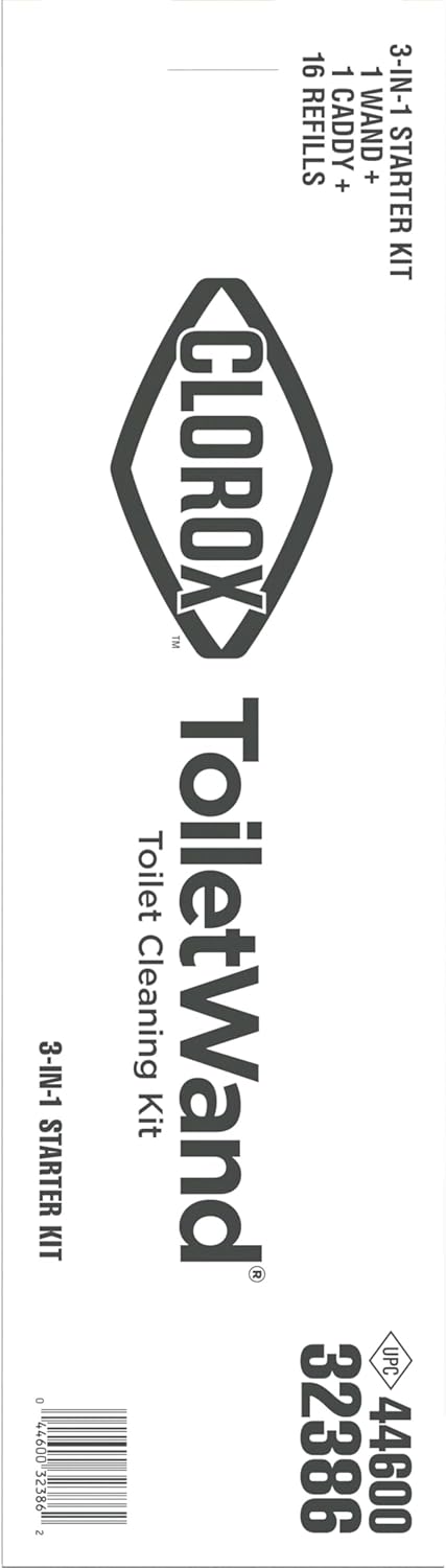 Clorox ToiletWand Disposable Toilet System – All-in-One Toilet Care for Apartment and Dorm Bathrooms