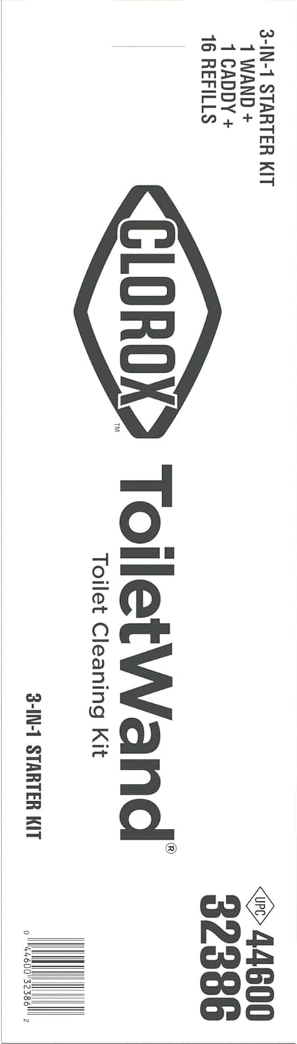 Clorox ToiletWand Disposable Toilet System – All-in-One Toilet Care for Apartment and Dorm Bathrooms