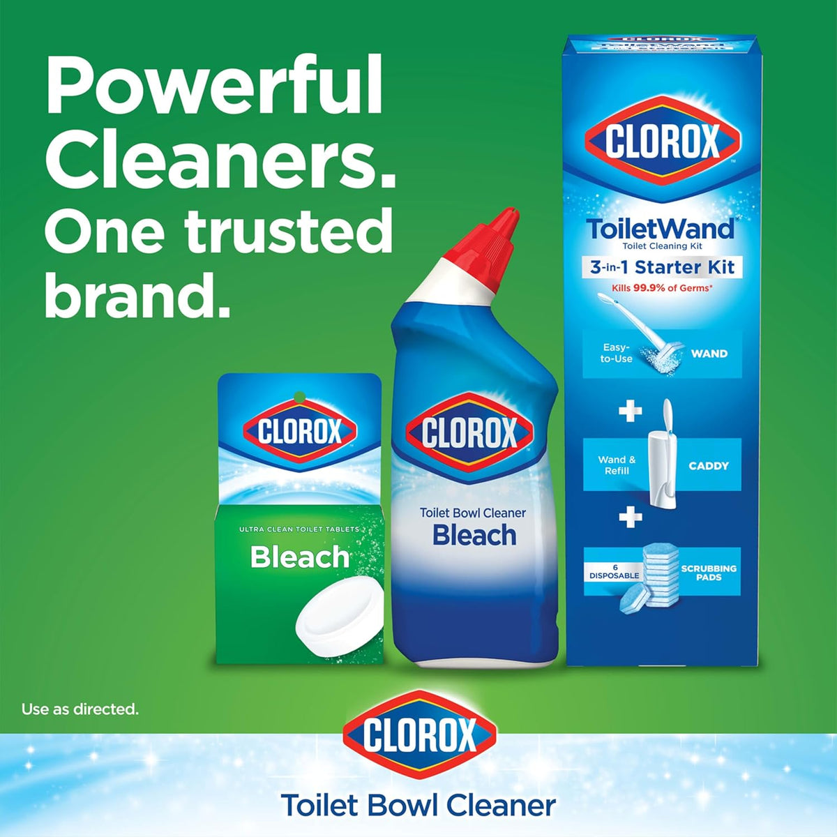 Clorox Ultra Clean Toilet Tablets Bleach – Clutter-Free Toilet Maintenance for Scandinavian-Style Primary Bathrooms, No Brush Needed