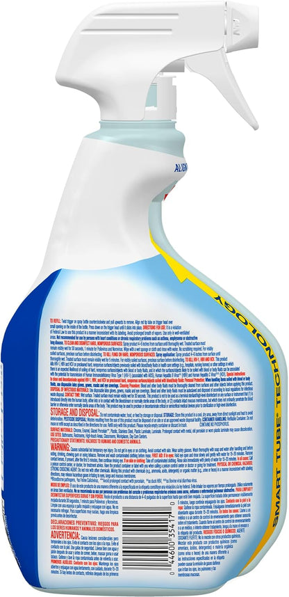 CloroxPro Clorox Clean-Up Disinfectant Cleaner – Cafeteria Table and Lunch Tray Sanitizer for School Cafeterias, Kid-Friendly Cleaning Power in 32-Ounce Bulk Bottles (9-Pack)