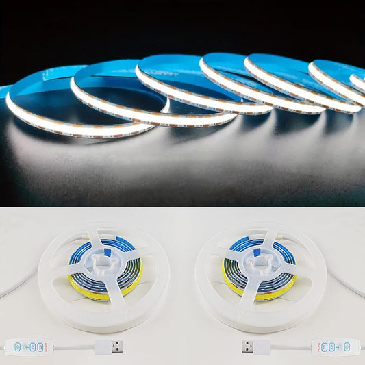 cob (chip-on-board) led technology with densely packed chips for uniform, spot-free white light