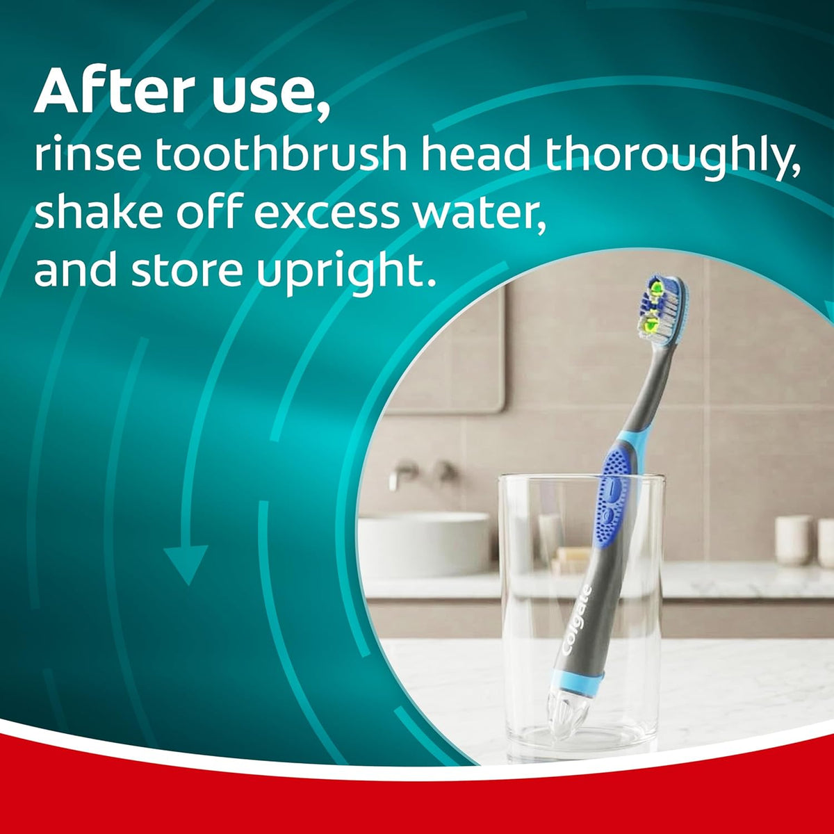 Colgate 360 Vibrate Battery Powered Toothbrush for Home Bathroom Self-Care Routine, 2 Pack