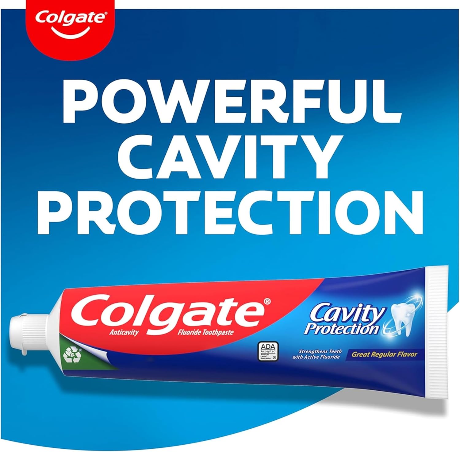 Colgate Cavity Protection Toothpaste – TSA-Approved Travel Toothpaste for Carry-On and Road Trips, 4 oz