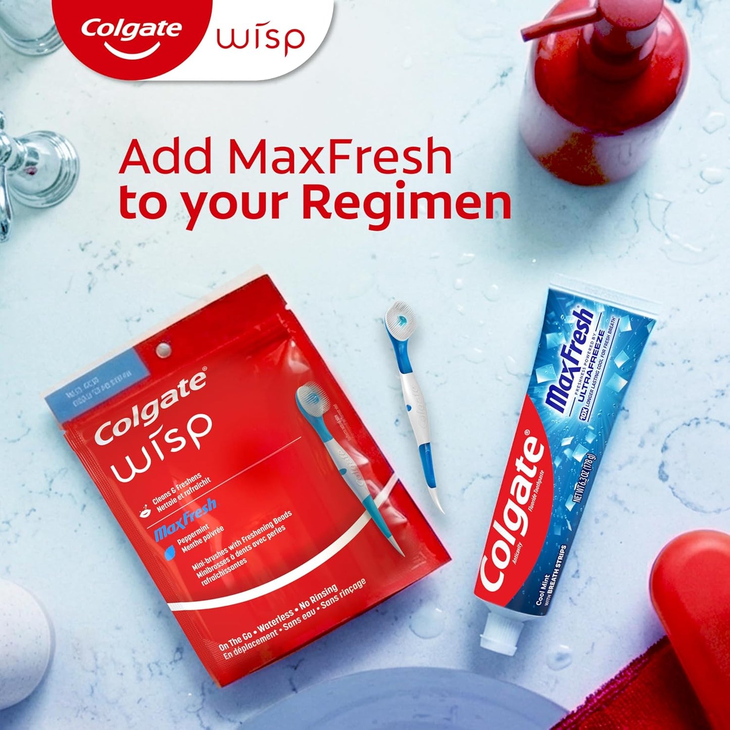 Colgate Max Fresh Wisp 24-Pack – Thoughtful Wedding Guest Bathroom Basket Stuffer Gift