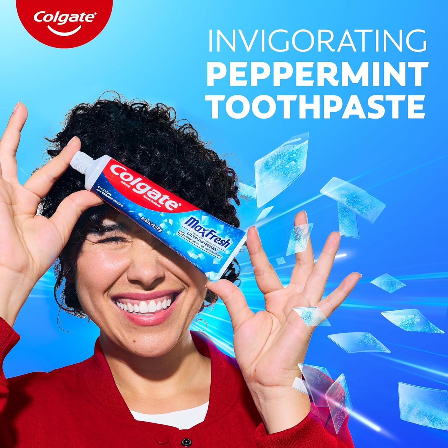 Colgate MaxFresh Cool Mint Toothpaste – Essential Dual-Action Cavity & Breath Protection, Clean Neutral 4-Pack Design