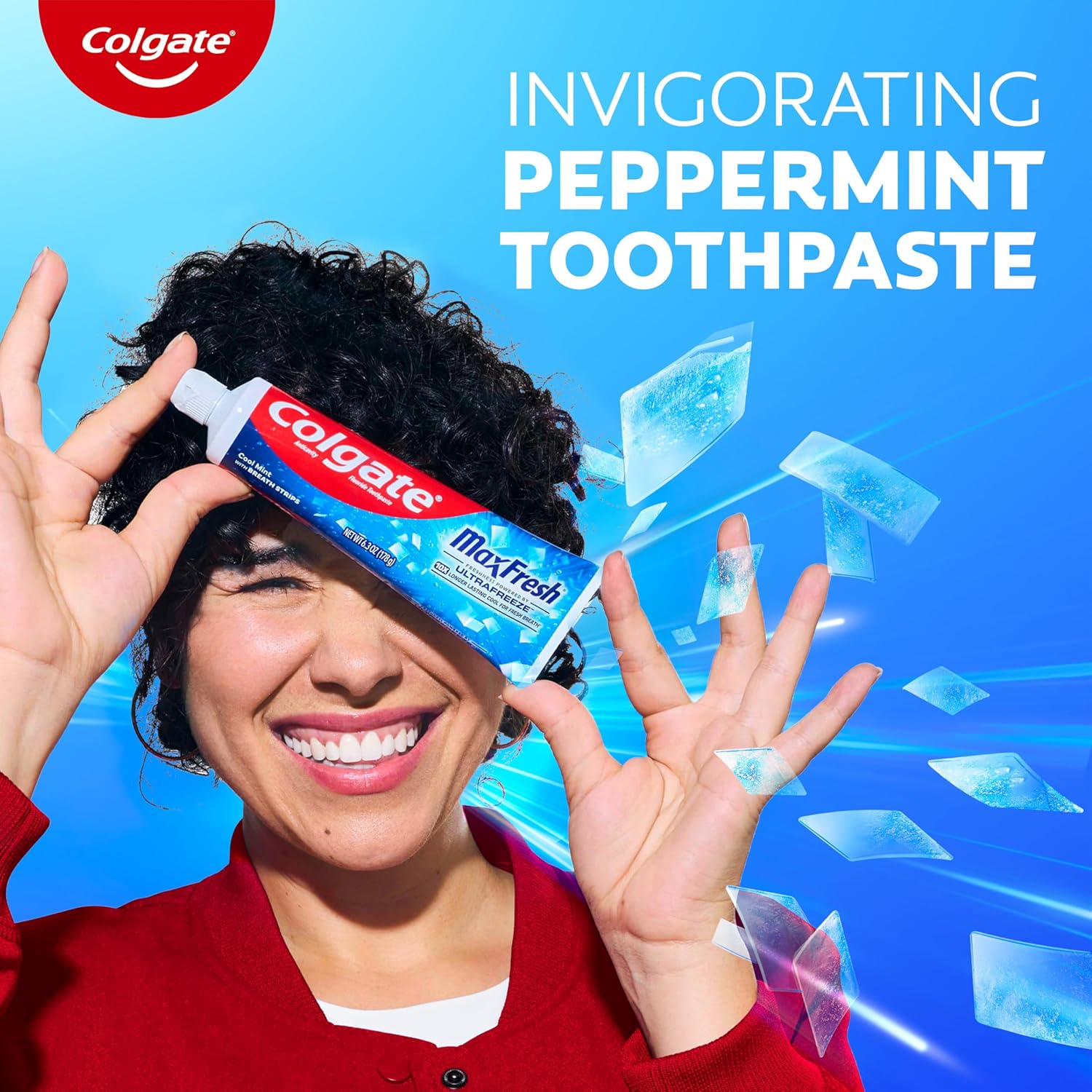 Colgate MaxFresh Cool Mint Toothpaste – Essential Dual-Action Cavity & Breath Protection, Clean Neutral 4-Pack Design