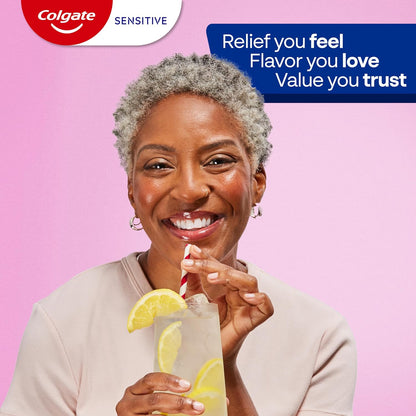 Colgate Sensitive Enamel Health Toothpaste – Soothing Peppermint Oral Care Ritual for Sensitive Teeth, 3 Pack 6 oz