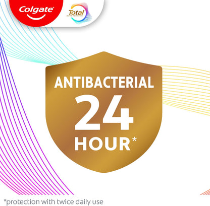 Colgate Total Alcohol-Free Mouthwash – Clean Mint, Minimal Design for Clutter-Free Bathrooms