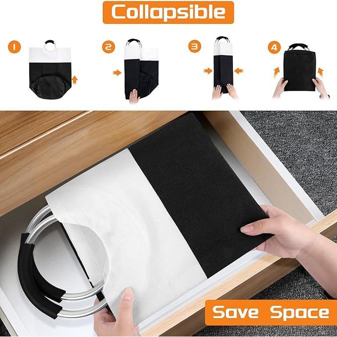 collapsible foldable frame for flat storage