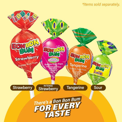 Colombina Bon Bon Bum Lollipops – 48-Count Tropical Candy Care Package for Latin American Family Abroad and Nostalgic Holiday Gifting