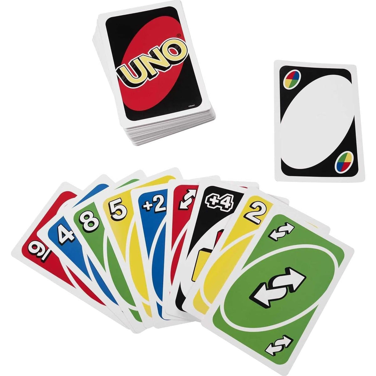 color-blind accessible symbols on every card to identify color