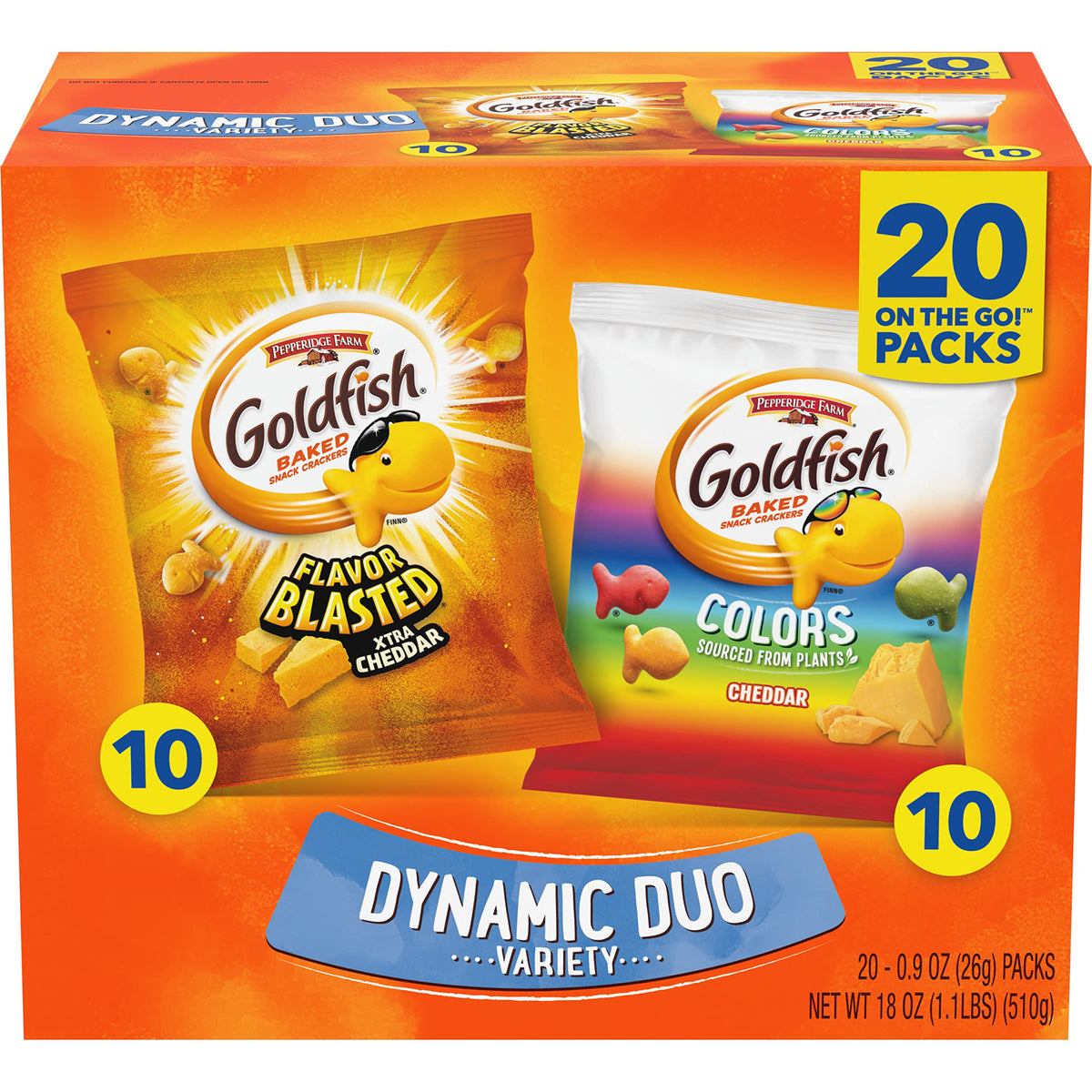 Colors Cheddar and Flavor Blasted Xtra Cheddar - 0.9 Ounce (Pack of 20)