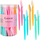80 Count (Pack of 1) - Rose,Yellow,Blue,Light Gree