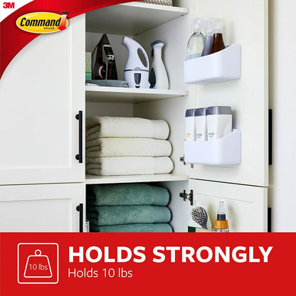 Command 10 Lb Organizing Caddy Housewarming Gift for New Homeowners, Damage-Free Rental Wall Storage