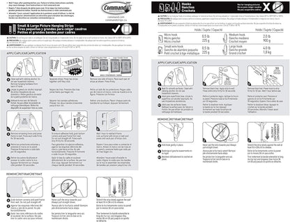 Command Picture Hangers and Clear Wall Hooks - Invisible Decor Display for Holiday Christmas Decorating and Home Styling