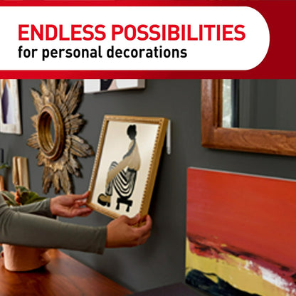 Command Picture Hangers and Clear Wall Hooks - Invisible Decor Display for Holiday Christmas Decorating and Home Styling
