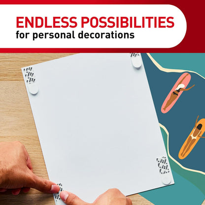 Command Poster Strips Gift Set for College Students, Damage-Free Dorm Wall Hangers in 64-Strip Value Pack