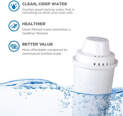 Commercial Cool Brita Replacement Filters – Practical Housewarming Gift for New Homeowners, NSF Certified 6-Pack
