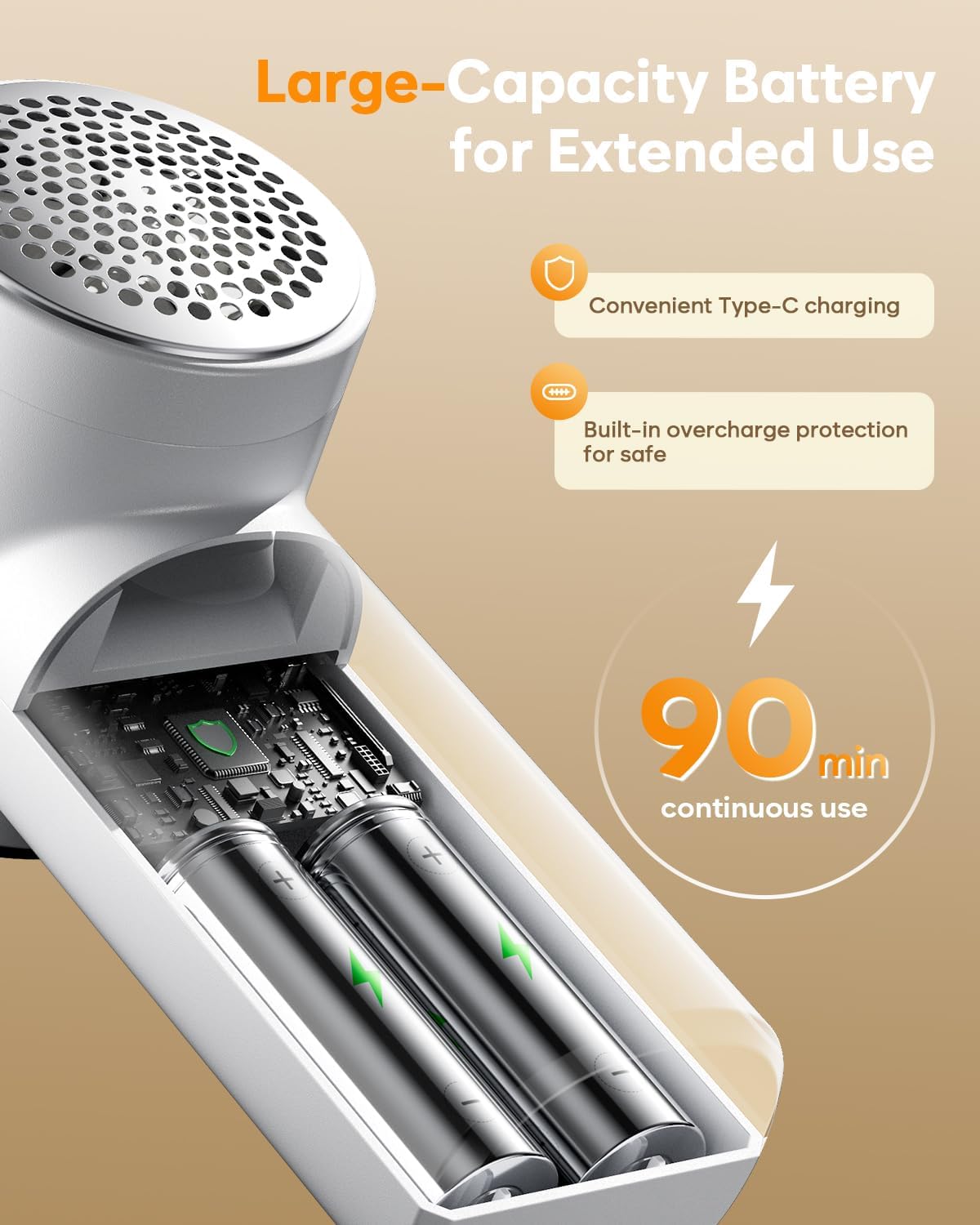 compact 156g body with non-slip grip and carry-on approved design