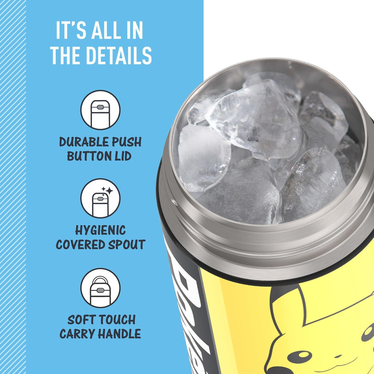 compact lightweight 16 oz / 8.4-inch-tall kid-friendly form factor
